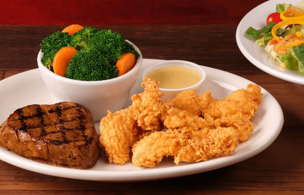 Our Menu 45 Chicken Critters & Sirloin 6oz