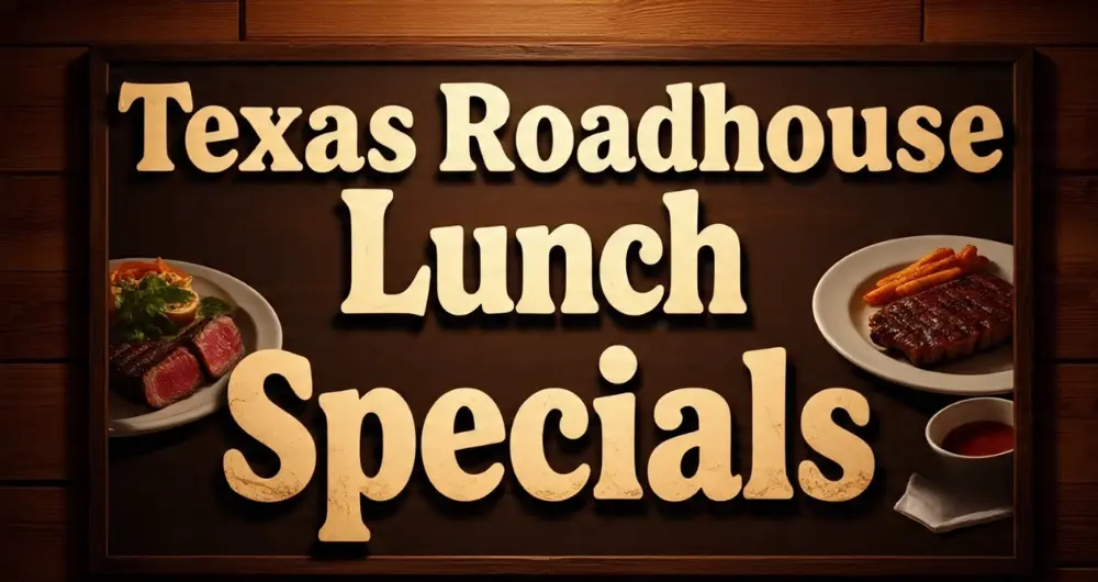 Lunch Menu Early Dine Specials