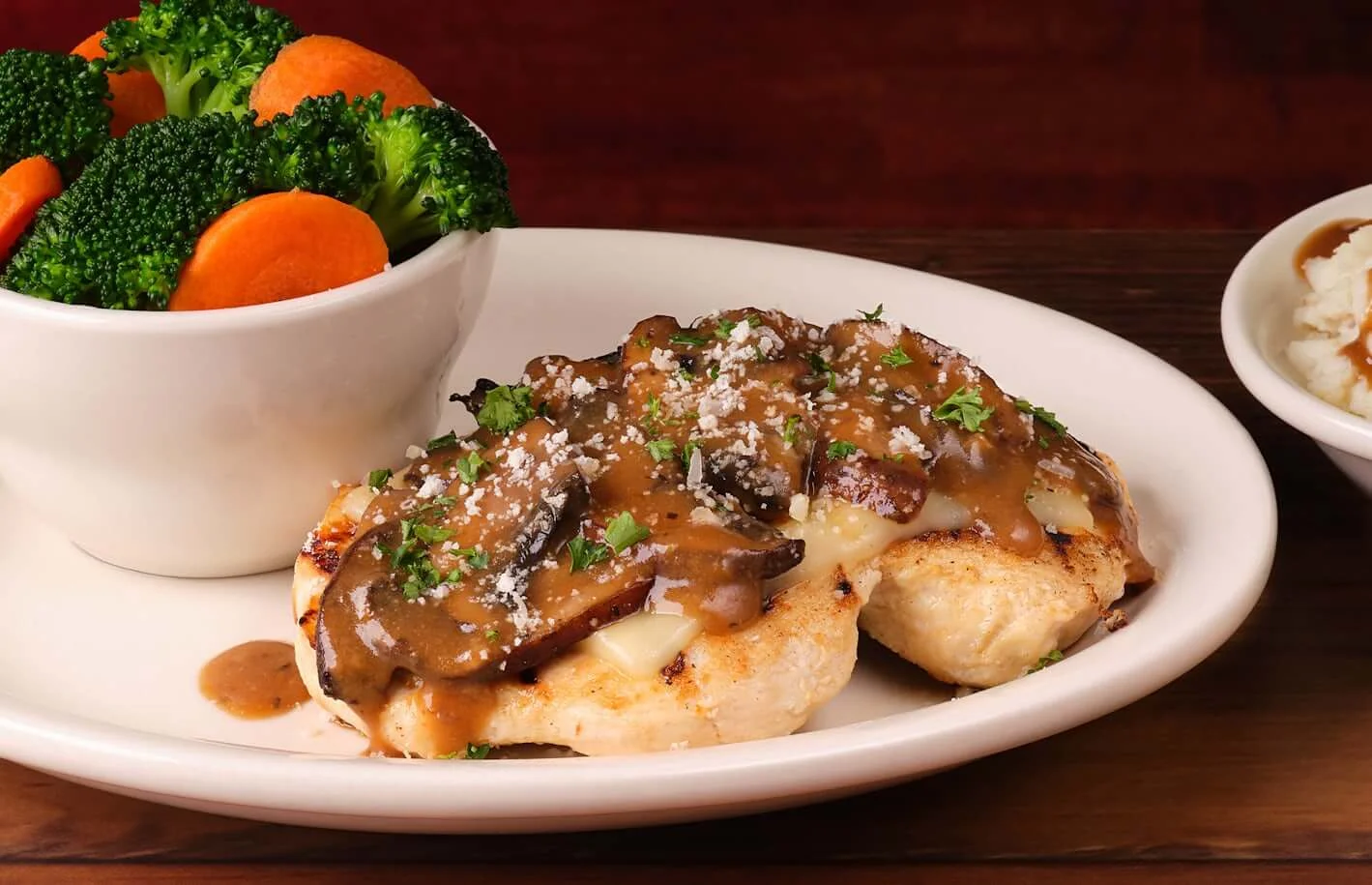 Our Menu 61 Portobello Mushroom Chicken