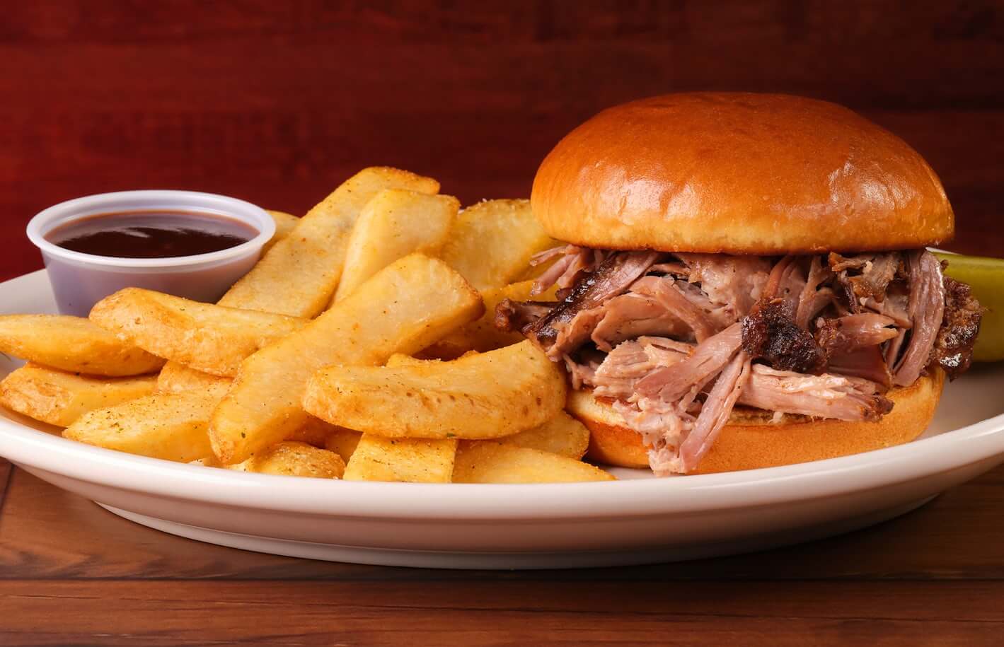 Our Menu 78 Pulled Pork Sandwich