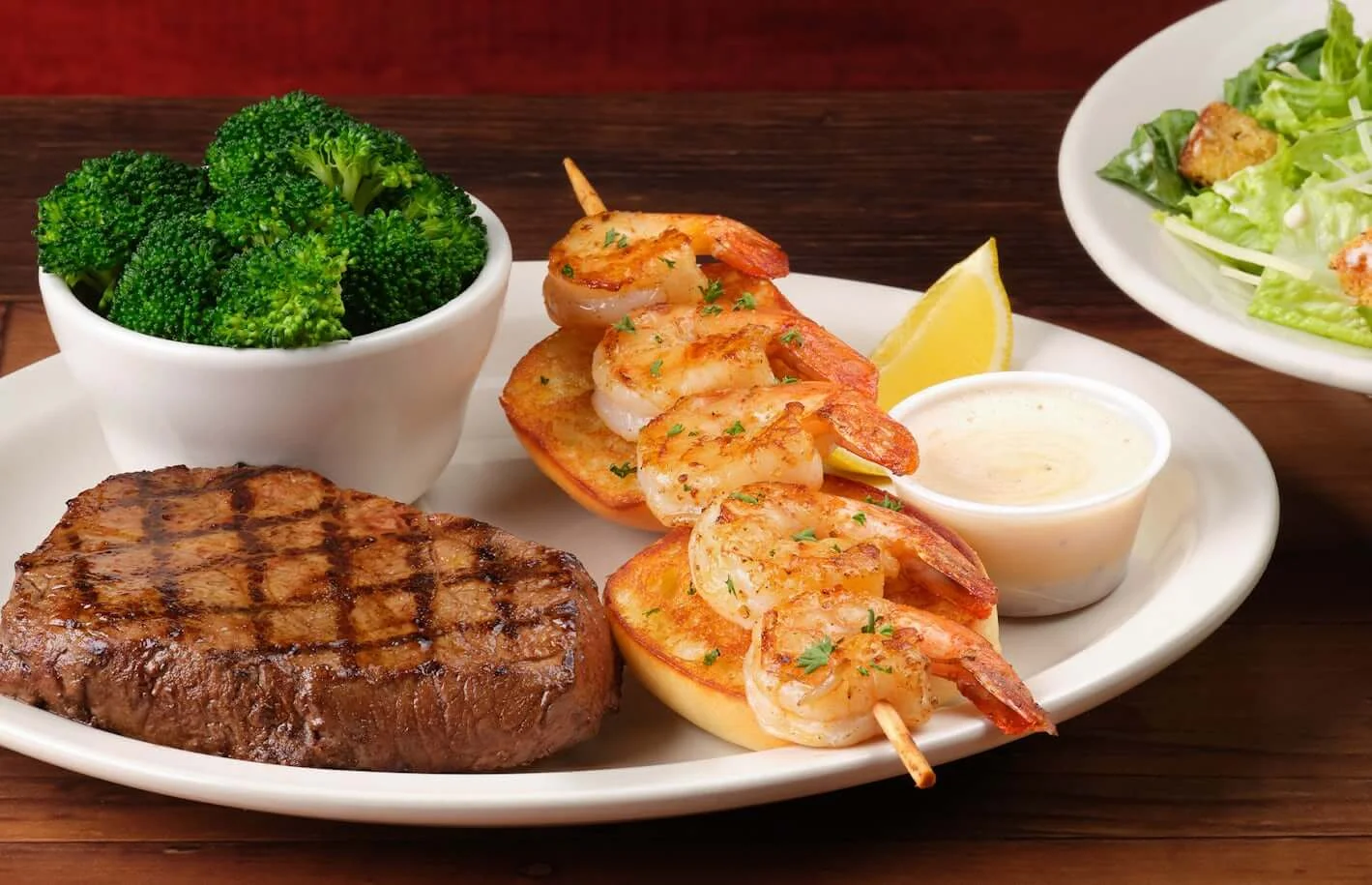 Our Menu 47 Sirloin & Grilled Shrimp