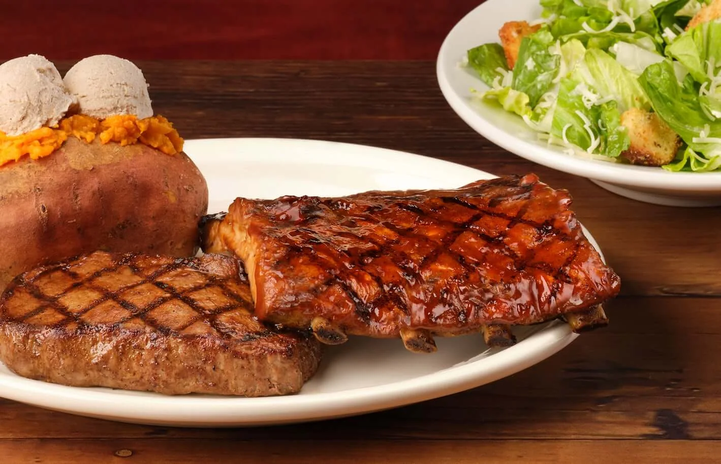 Our Menu 46 Sirloin & Ribs Combo