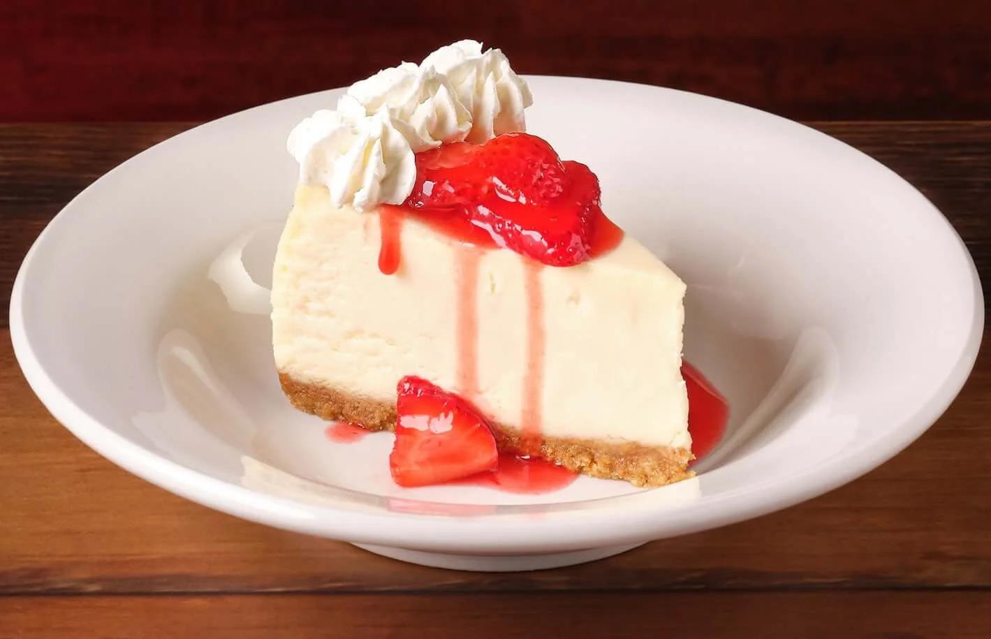 Our Menu 107 Strawberry Cheesecake